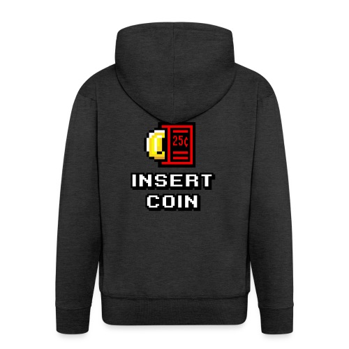 Insert Coin Arcade 80s - Men's Premium Hooded Jacket