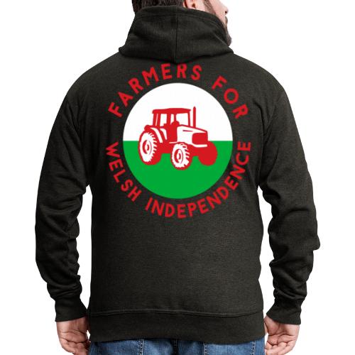Farmers For Welsh Independence - Men's Premium Hooded Jacket