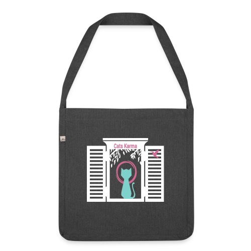 CATS KARMA - Schultertasche aus Recycling-Material