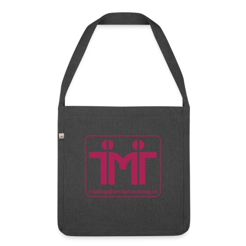 TMT logo - Schoudertas van gerecycled materiaal