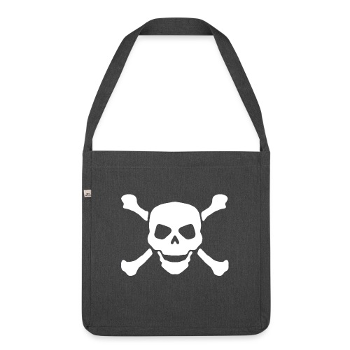 piratenflagge - Schultertasche aus Recycling-Material