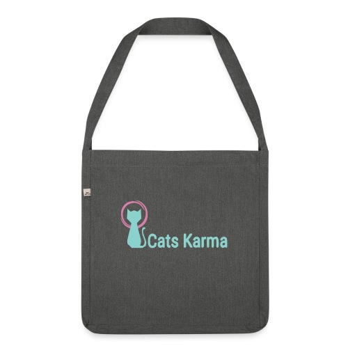 Cats Karma - Schultertasche aus Recycling-Material