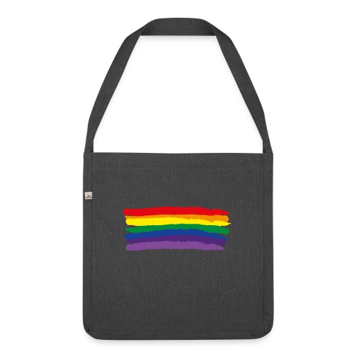 Rainbow Flag & colors - Shoulder Bag made from recycled material