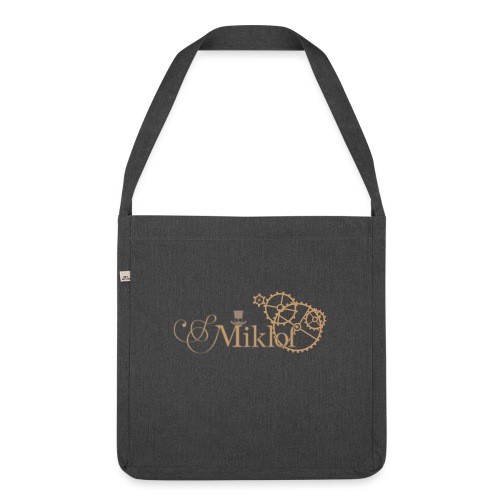 miklof logo gold outlined 3000px - Shoulder Bag made from recycled material