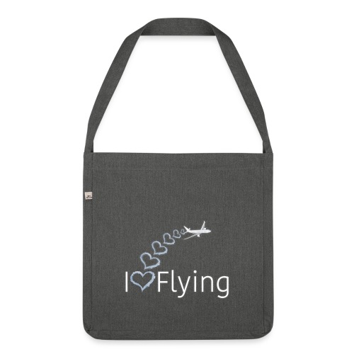 I love flying wit3 - Shoulder Bag made from recycled material
