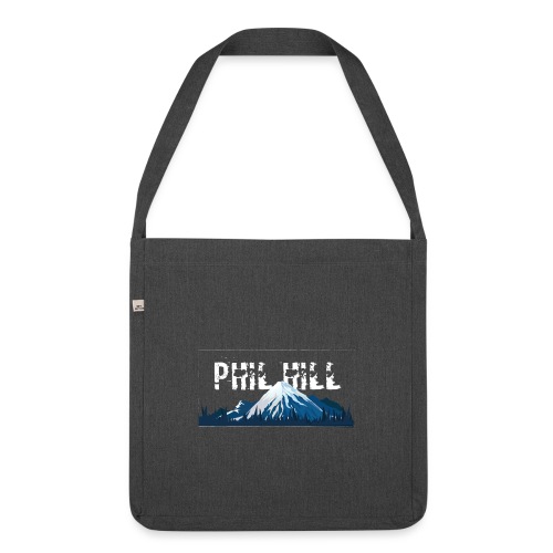 Phil Hill Mountain Snow White - Schultertasche aus Recycling-Material