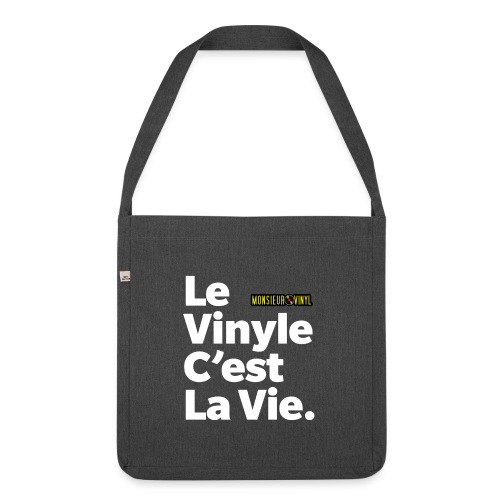 Le Vinyle C'est La Vie - Sac bandoulière 100 % recyclé