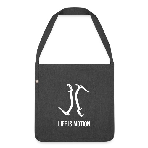 Life is motion - Shoulder Bag made from recycled material