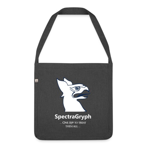 Spectragryph - one app for all spectra - Schultertasche aus Recycling-Material