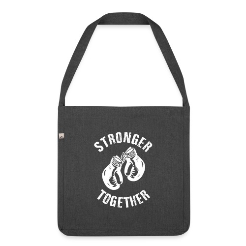 Stronger Together - Schultertasche aus Recycling-Material