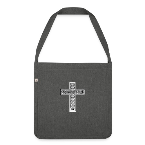 Jesus cross. I'm no longer a slave to fear. - Shoulder Bag made from recycled material
