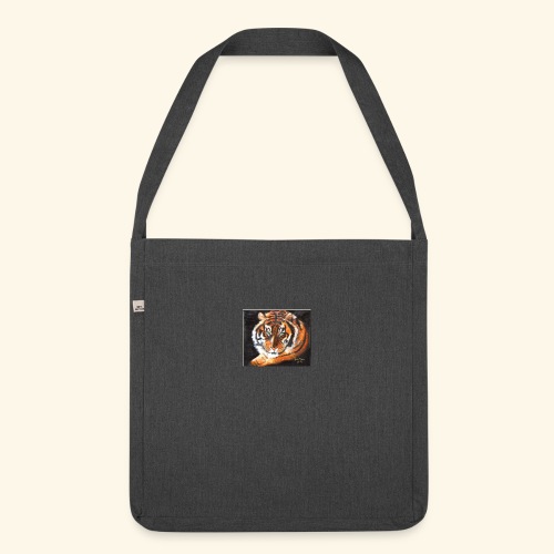 Tiger - Schultertasche aus Recycling-Material
