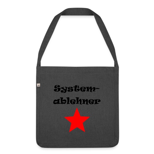 Systemablehner - Schultertasche aus Recycling-Material
