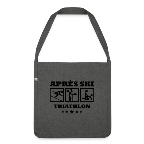 Apres Ski Triathlon | Apreski-Shirts gestalten - Schultertasche aus Recycling-Material