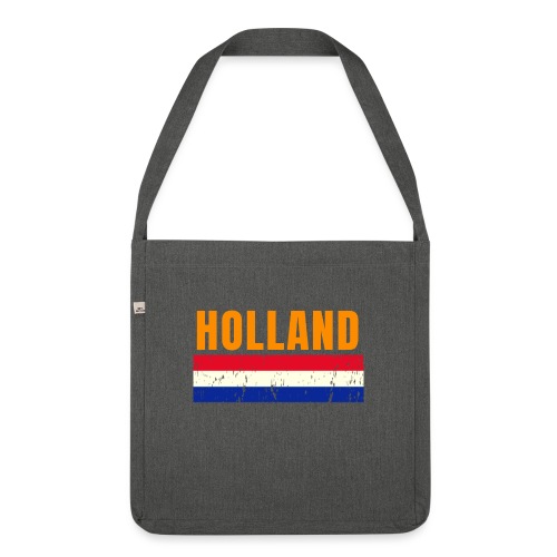 Holland Flag Nederlands - Schoudertas van gerecycled materiaal