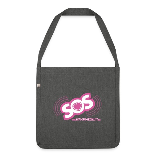SOS - Schultertasche aus Recycling-Material