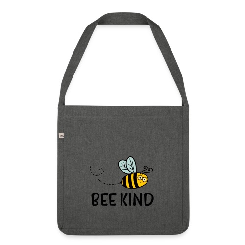 bee kind - Schultertasche aus Recycling-Material