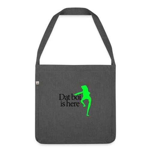 Dat boi shirt Black writing - women - Shoulder Bag made from recycled material