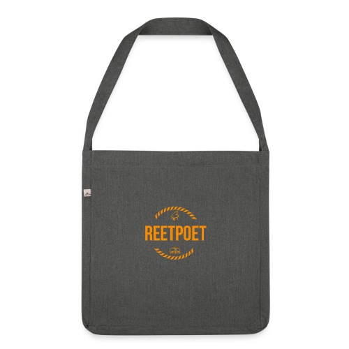Reetpoet | Logo Orange - Schultertasche aus Recycling-Material