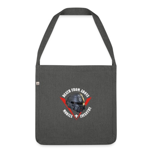 death from above bright - Schultertasche aus Recycling-Material
