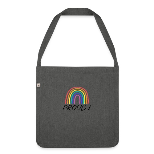 proud - Schultertasche aus Recycling-Material