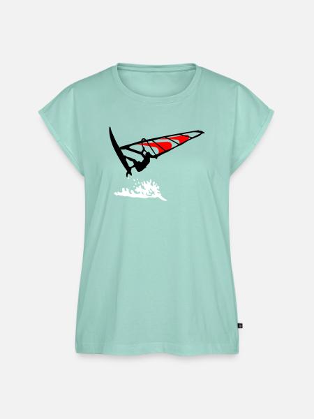 Windsurfing - Frauen Premium Bio Top - Mint 