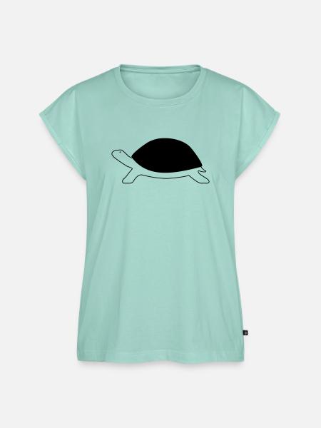 Schildkröte - Frauen Premium Bio Top - Mint