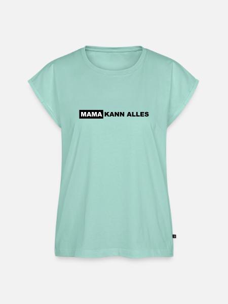 Mama kann alles Schriftzug - Frauen Premium Bio Top - Mint 