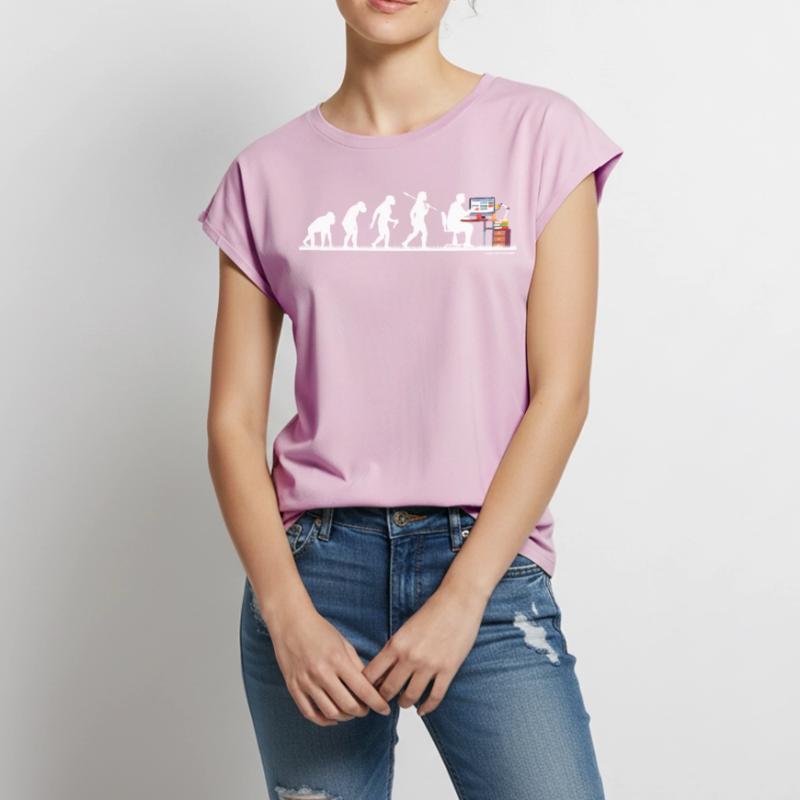 Evolution Nerd Geek Hacker Coder Programmer Women’s Premium Organic Top