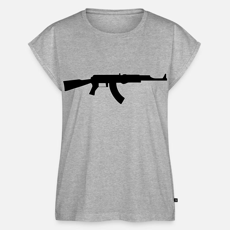 kalashnikov - Women’s Premium Organic Top - heather grey
