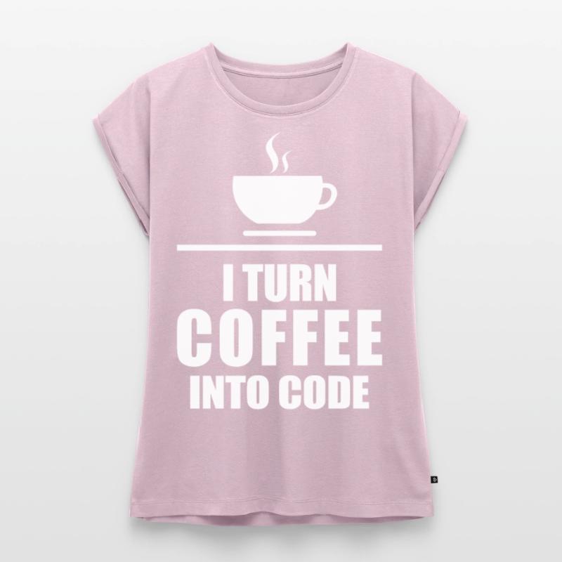 Coffee Caffeine Programming Code Women’s Premium Organic Top