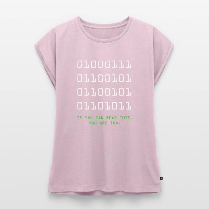 Geek Computer Nerd Binary Code IT Funny Programmer Women’s Premium Organic Top