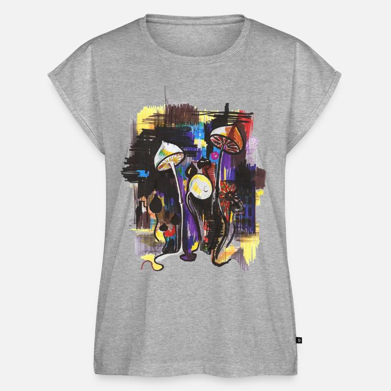 Everything is interconnected - Women’s Premium Organic Top - heather grey