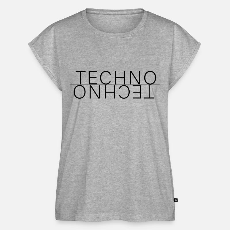 Techno - Women’s Premium Organic Top - heather grey