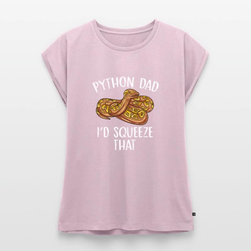 python dad Id squeeze that Design for a snake joke Women’s Premium Organic Top