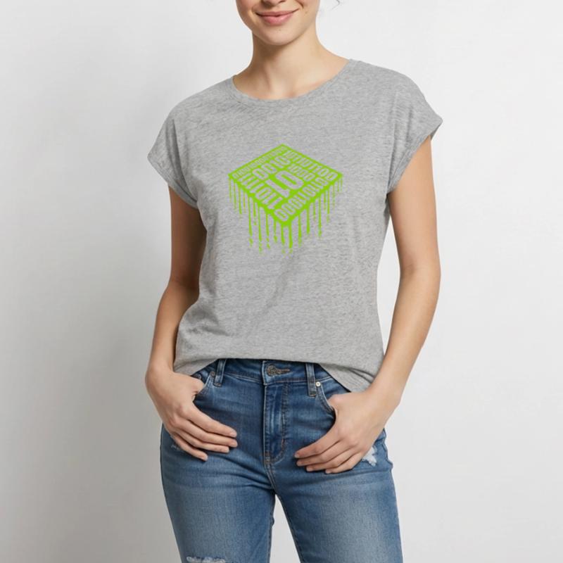 Binary Code Program Language Women’s Premium Organic Top