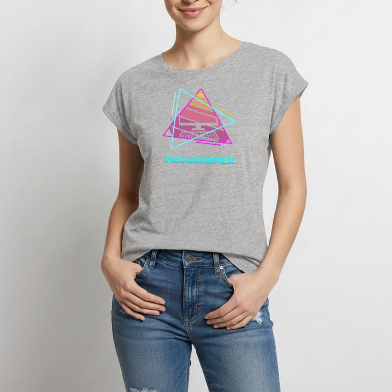 Retro Programmer Computer Programming Women’s Premium Organic Top