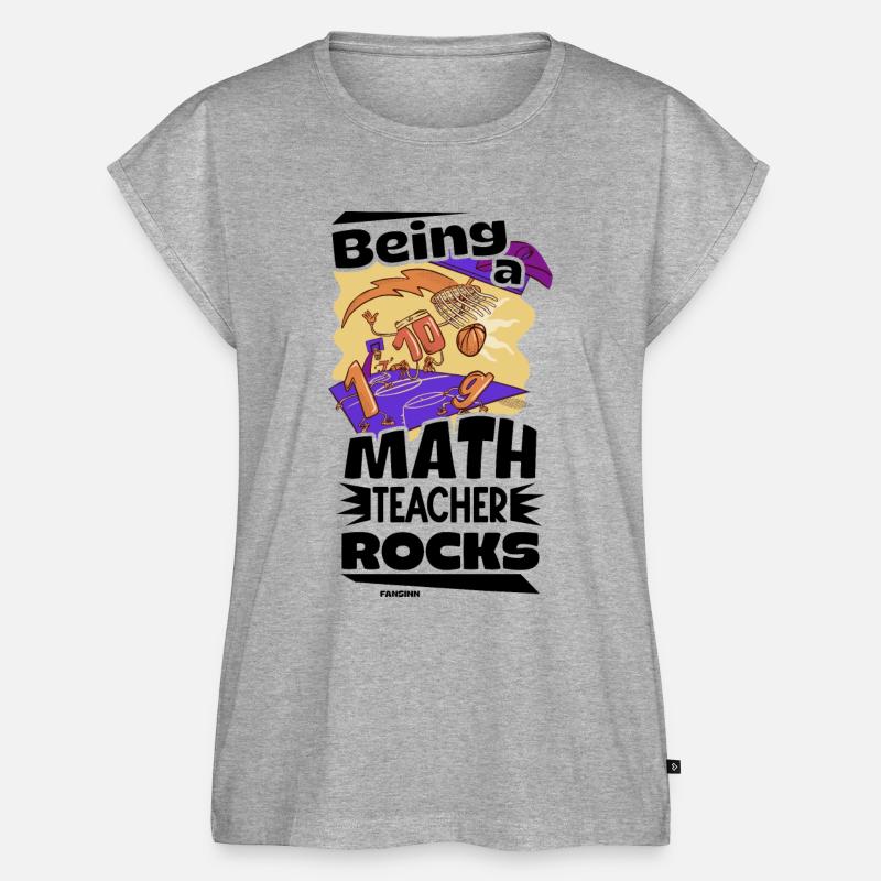 Mathematics Math Mathematician Math Teacher Gift - Women’s Premium Organic Top - heather grey