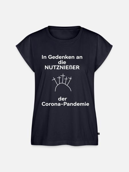 Gedenkartikel Nutzniesser - Frauen Premium Bio Top - Navy