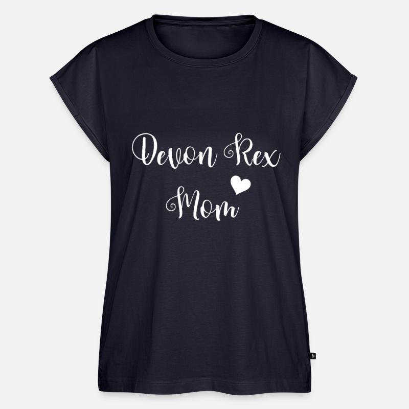 Devon Rex - Women’s Premium Organic Top - navy