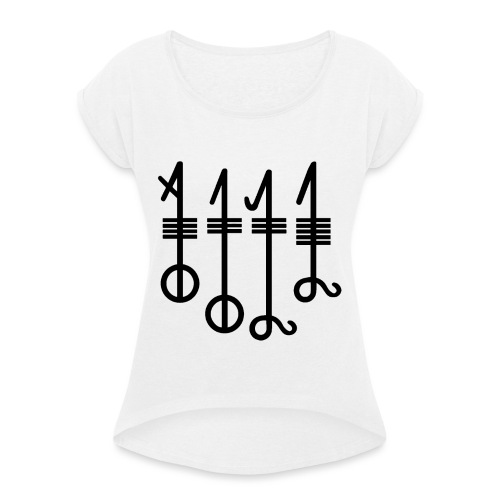 Svefnthorn - Schlafdorn - Frauen T-Shirt mit gerollten Ärmeln