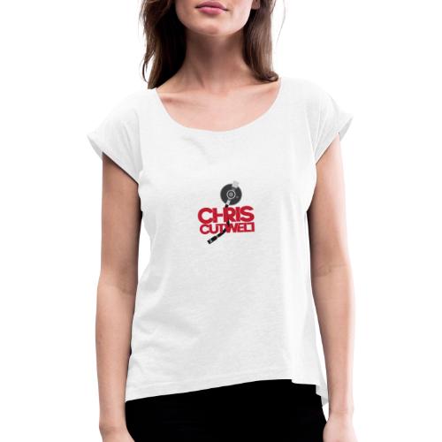 Cutwell Tonarm - Frauen T-Shirt mit gerollten Ärmeln
