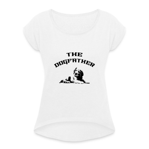 Divertente The DogFather Magliette Uomo Donna - Maglietta da donna con risvolti