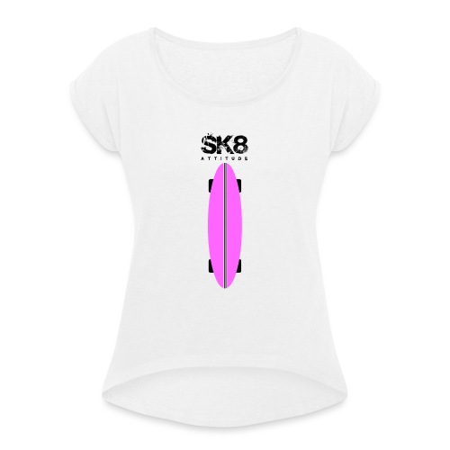 SK8_1_F1-png - Camiseta con manga enrollada mujer