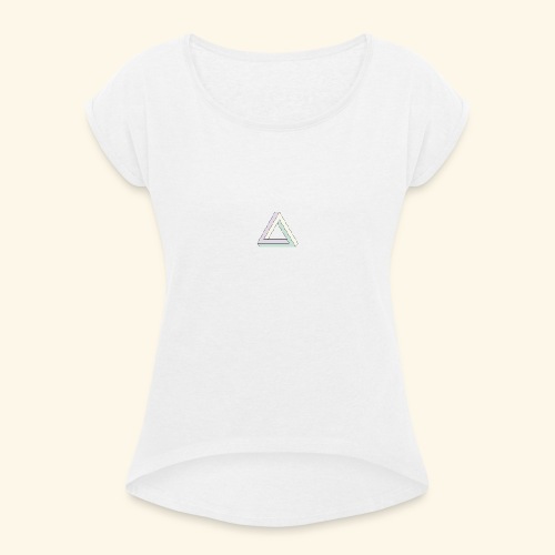 Triangle penrose - T-shirt à manches retroussées Femme