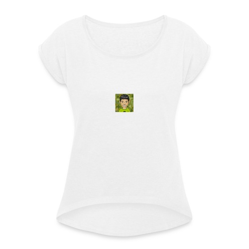 smilehappy11 - Women's T-Shirt with rolled up sleeves
