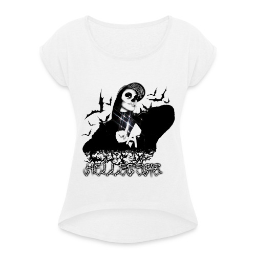 HELLSTARZ Lillie V - T-shirt à manches retroussées Femme