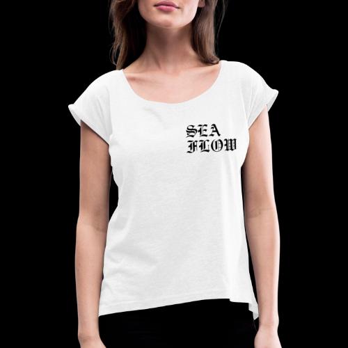 SeaFlow logo AFTERLIFE - Maglietta da donna con risvolti
