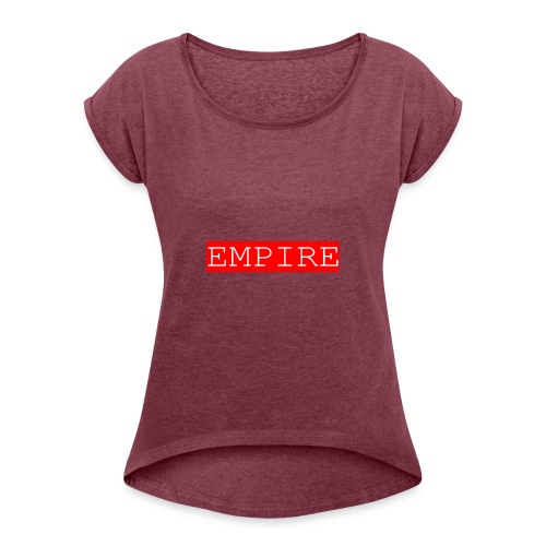 EMPIRE - Maglietta da donna con risvolti