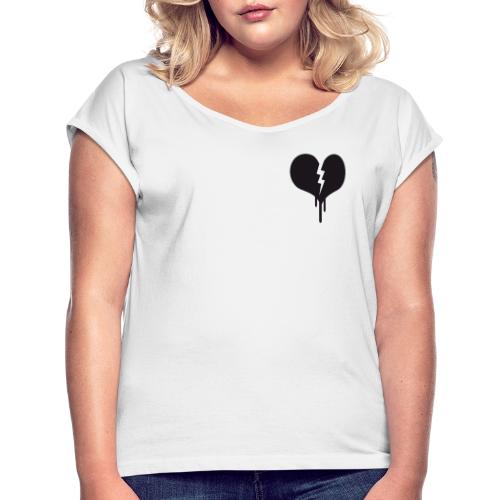 Corazón Roto - Camiseta con manga enrollada mujer